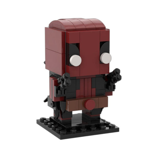 custom marvel deadpool moc brickheadz | moc-36263 - 3
