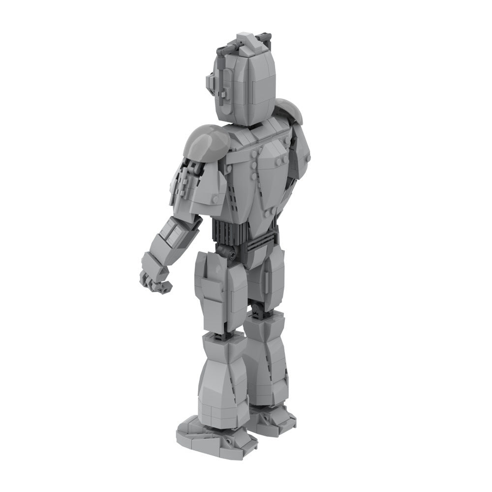 cyberman building set | doctor who | lego compatible - 2
