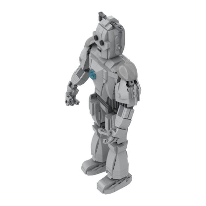 cyberman building set | doctor who | lego compatible - 4