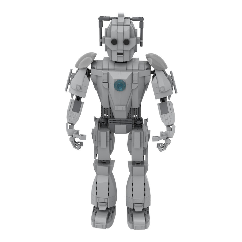 cyberman building set | doctor who | lego compatible - 5