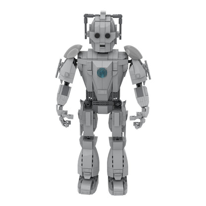 cyberman building set | doctor who | lego compatible - 5