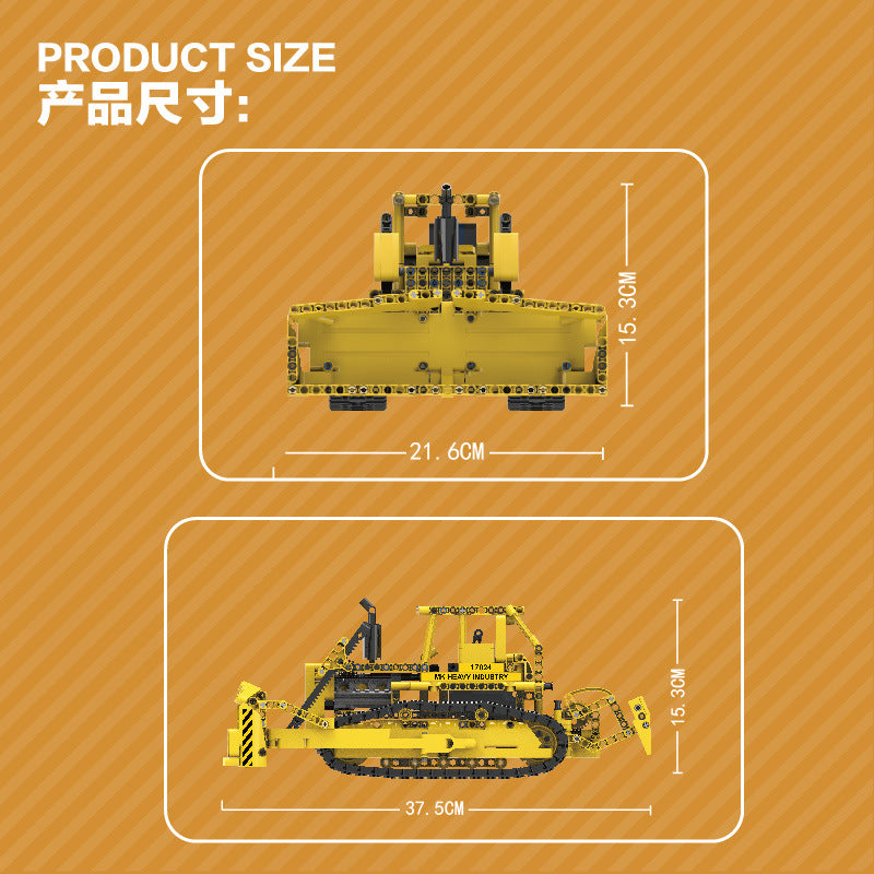 d8k bulldozer remote control - 1003 pcs | mouldking 17024 - 3