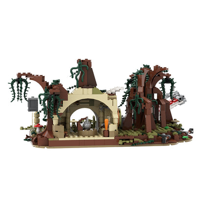 dagobah playset building set | star wars | moc-19522 - 5