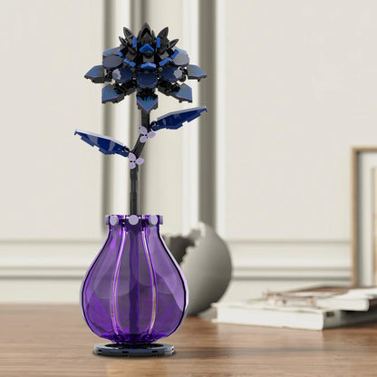 dahlia flower building set | lego compatible - 2