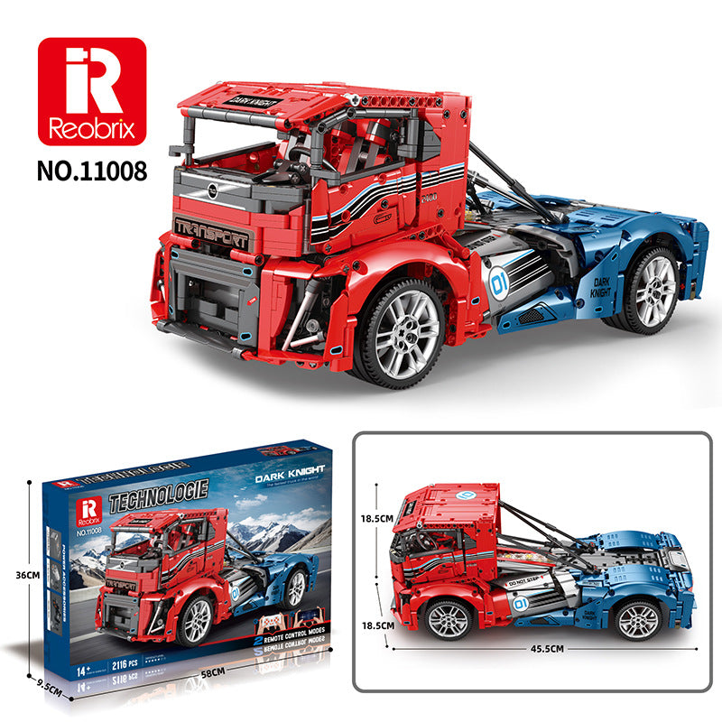 dark knight truck building blocks set - reobrix 11008 - 6