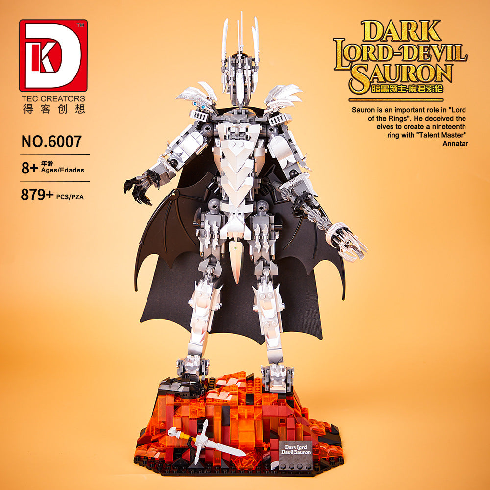 dark lord-devil sauron - lord of the rings 879 pcs | dk 6007 - 2