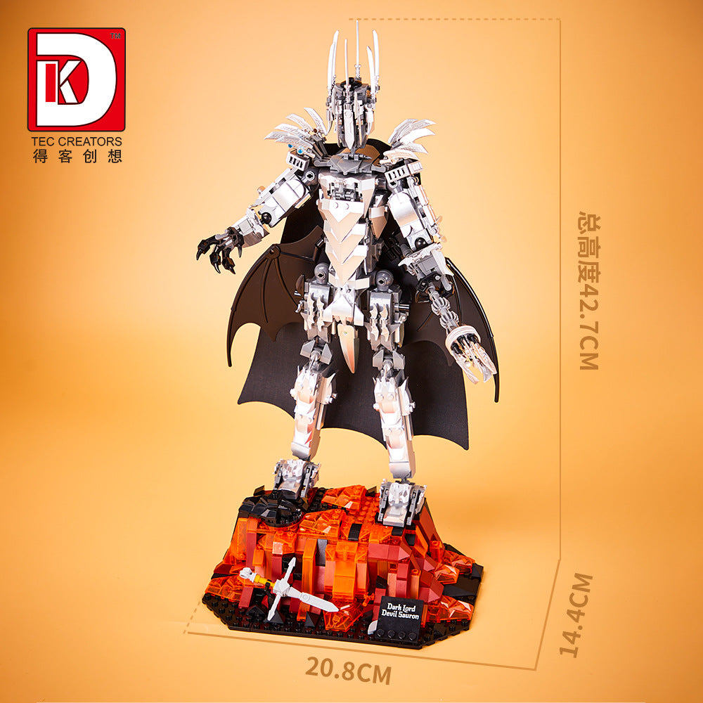 dark lord-devil sauron - lord of the rings 879 pcs | dk 6007 - 4