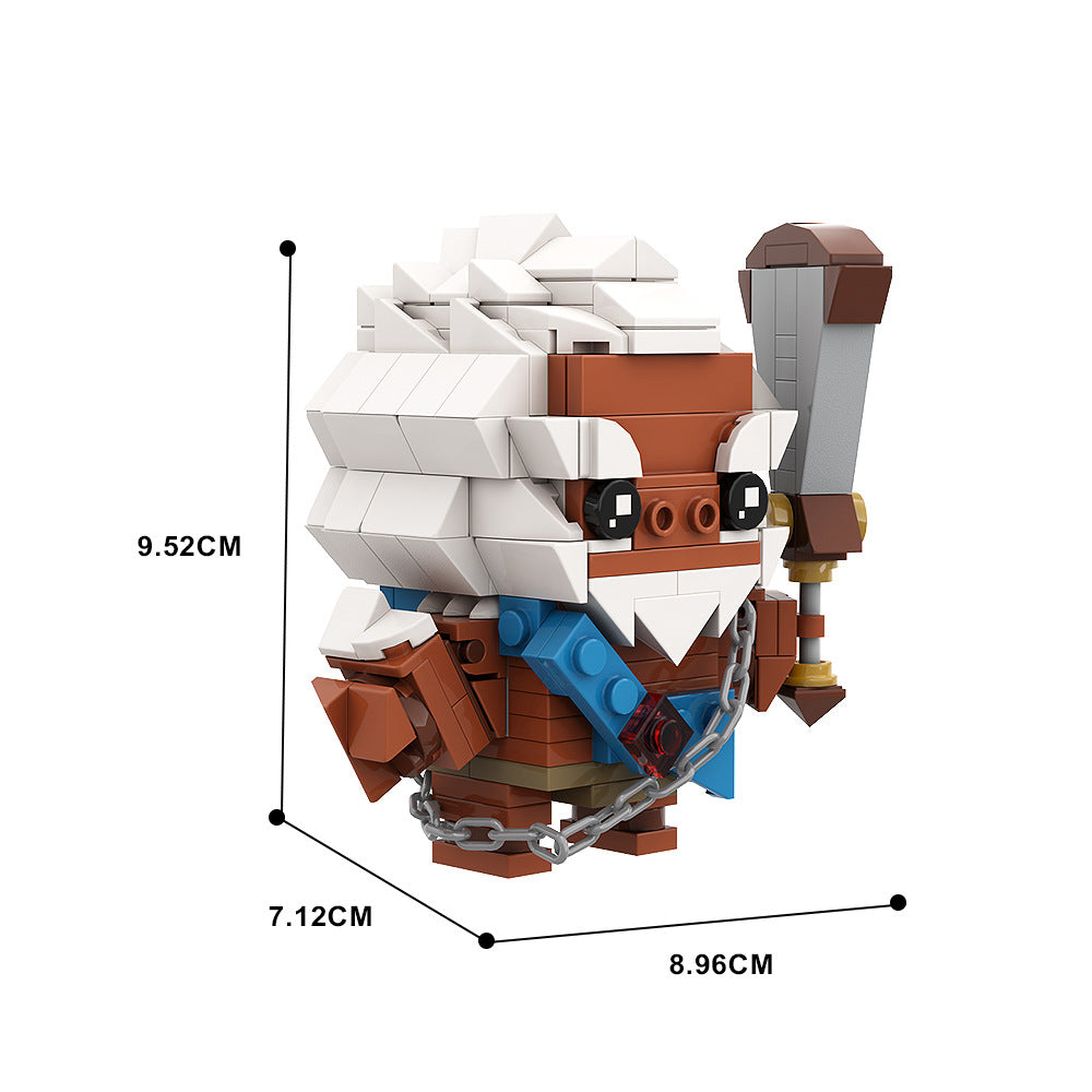 daruk brickheadz building set | zelda | lego compatible - 2