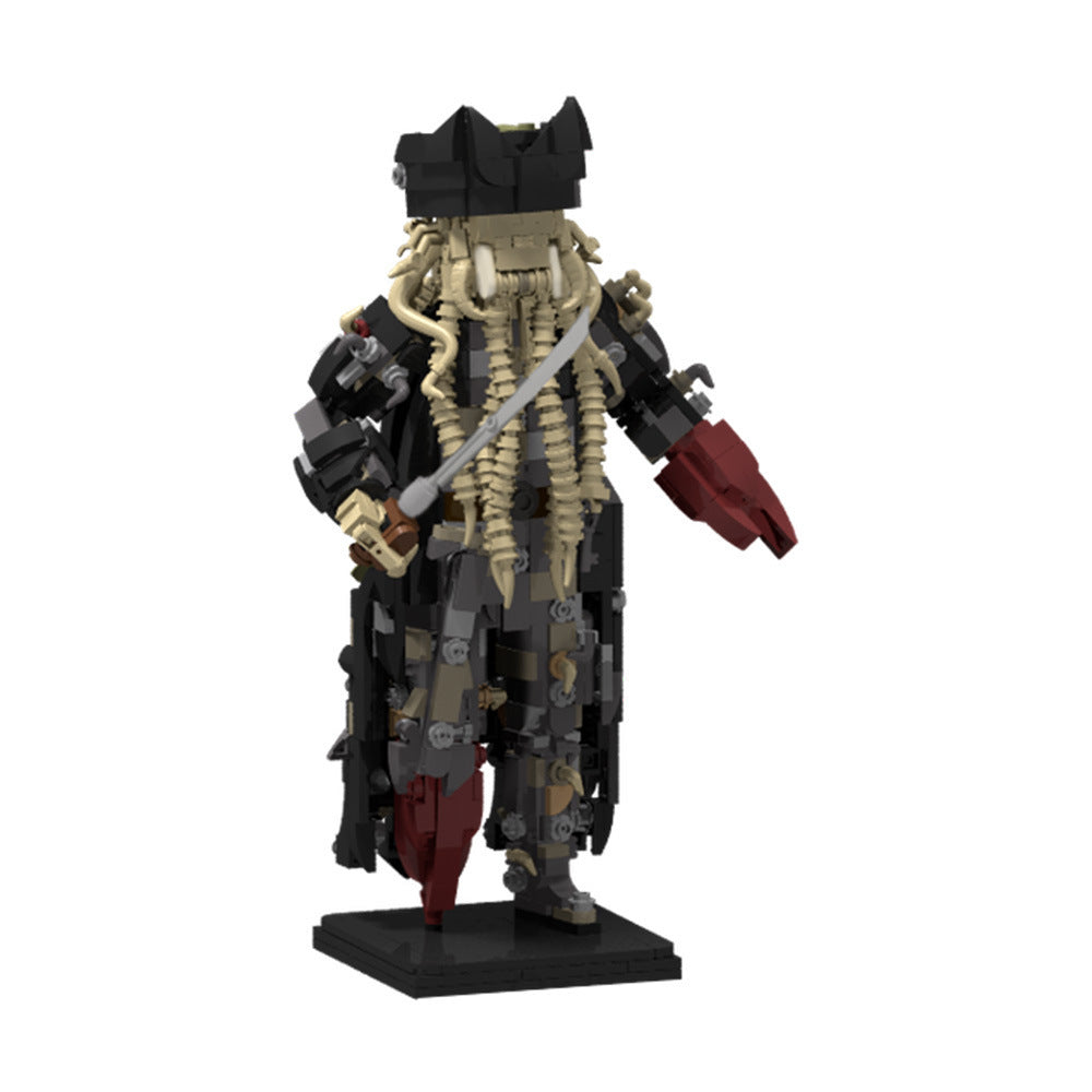 davy jones figurine building set | potc | moc-205220 - 1