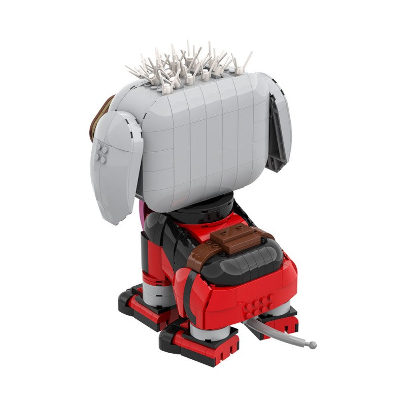 deadpool dog building set | lego compatible - 7