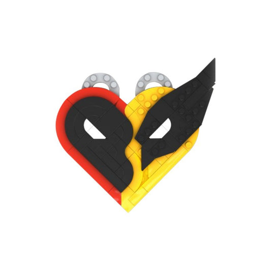 deadpool & wolverine friendship necklace | marvel | moc-183939 - 2