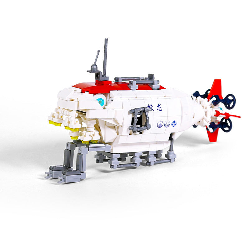 deep-sea manned submersible - building blocks set - wange bricks - 4