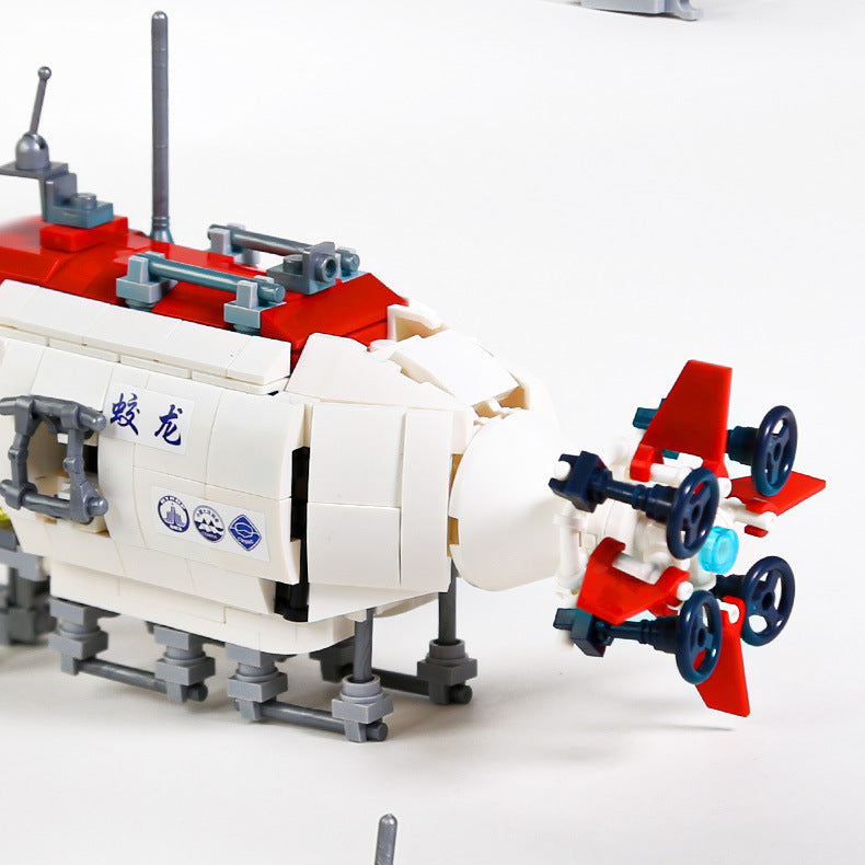 deep-sea manned submersible - building blocks set - wange bricks - 8