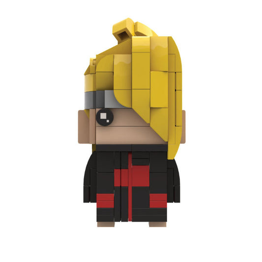 deidara akatsuki brickheadz building set | naruto moc - 1