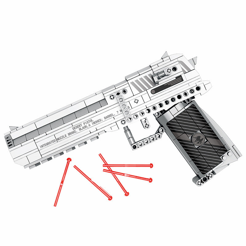 desert eagle building block gun model - reobrix 77001 - 5