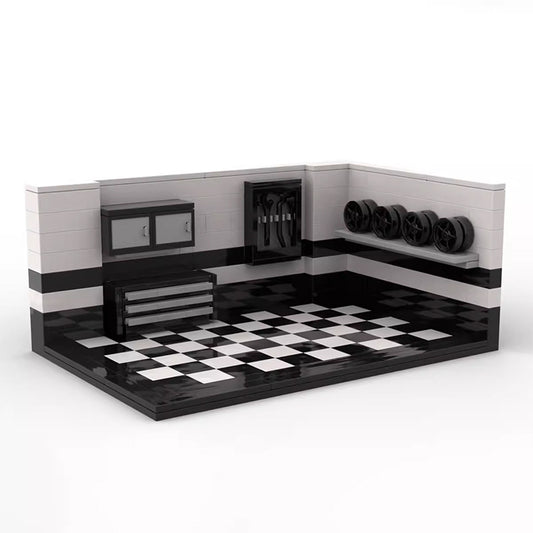 display garage for speed champions building set | moc-127308 - 1