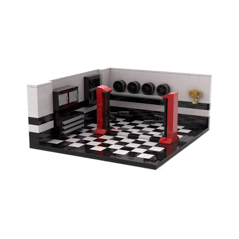 display garage for speed champions building set | moc-127308 - 2