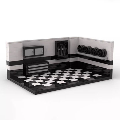 display garage for speed champions building set | moc-127308 - 3