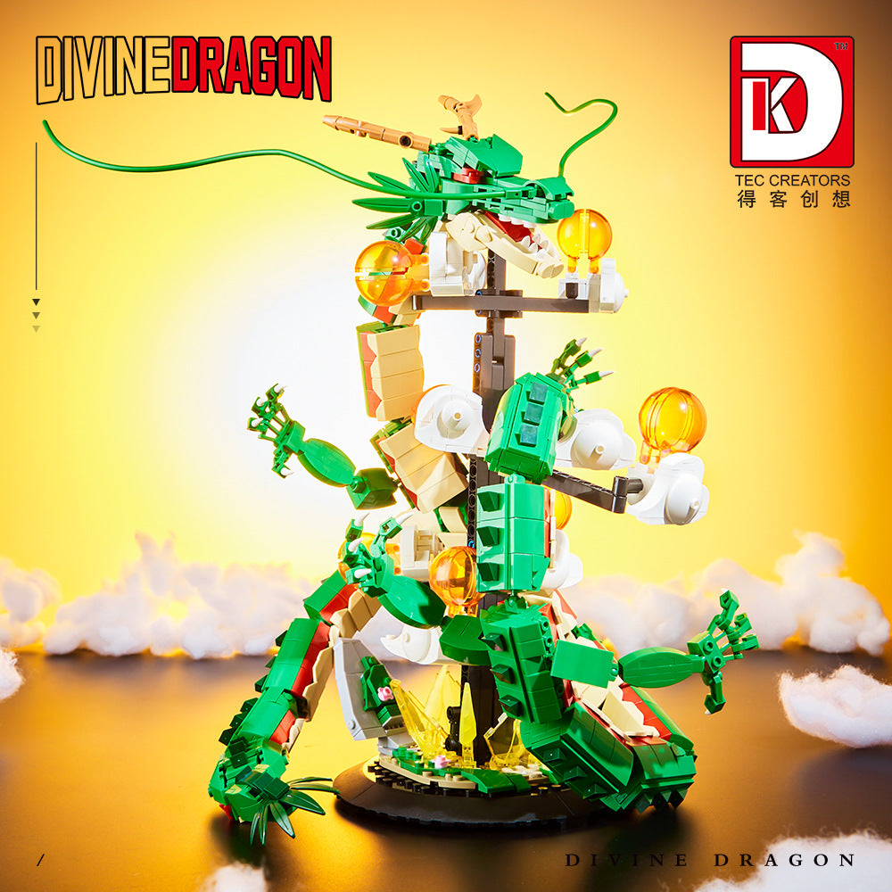 divine dragon from dragon ball - 1826 pcs | dk 5007 - 3