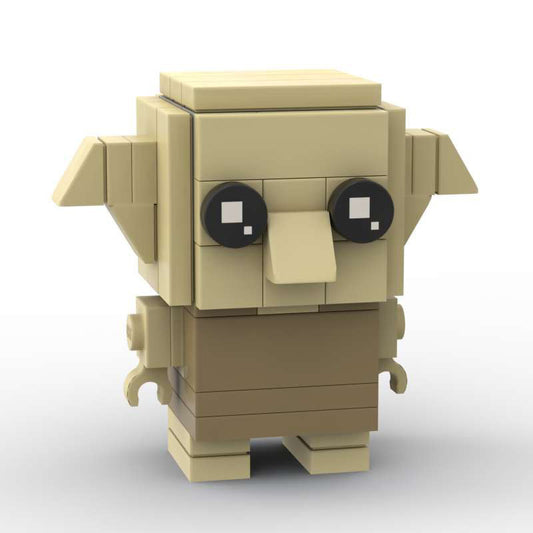 dobby brickheadz moc building set | harry potter | lego compatible - 2
