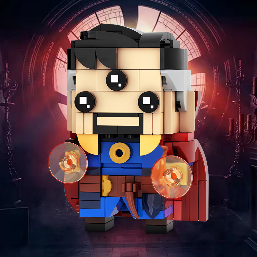 doctor strange brickheadz building set | lego compatible - 1