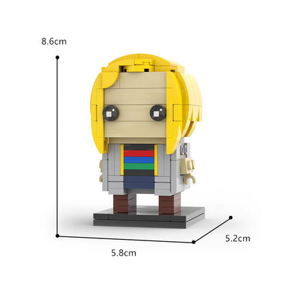 doctor who brickheadz building set | lego-compatible | 486 pcs - 5