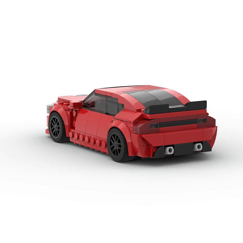 dodge charger building set | 249 pcs | moc-91379 - 4