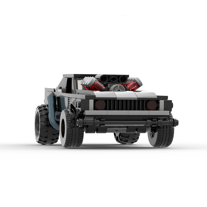 dodge charger cyberpunk building set | moc-70514 - 2