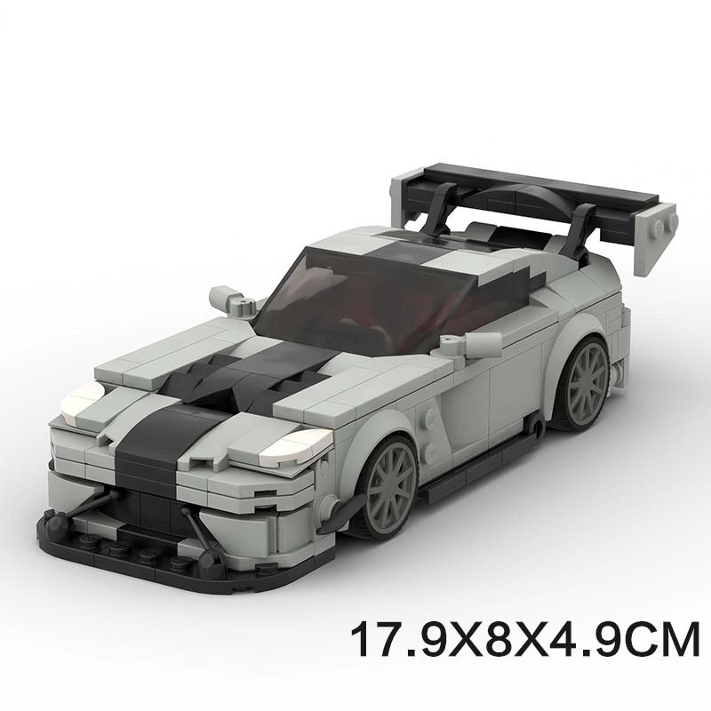 dodge viper acr building set | compatible with lego - 3