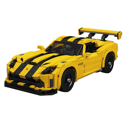 dodge viper supercar blocks set- 1236 pcs | mouldking 10046 - 6