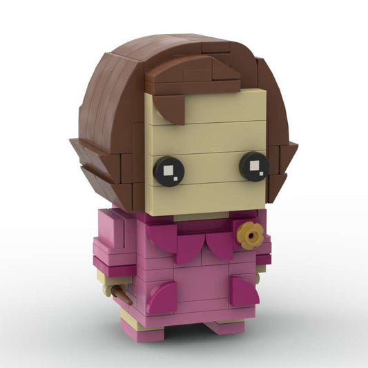 dolores umbridge moc brickheadz brick set | harry potter | lego compatible - 2