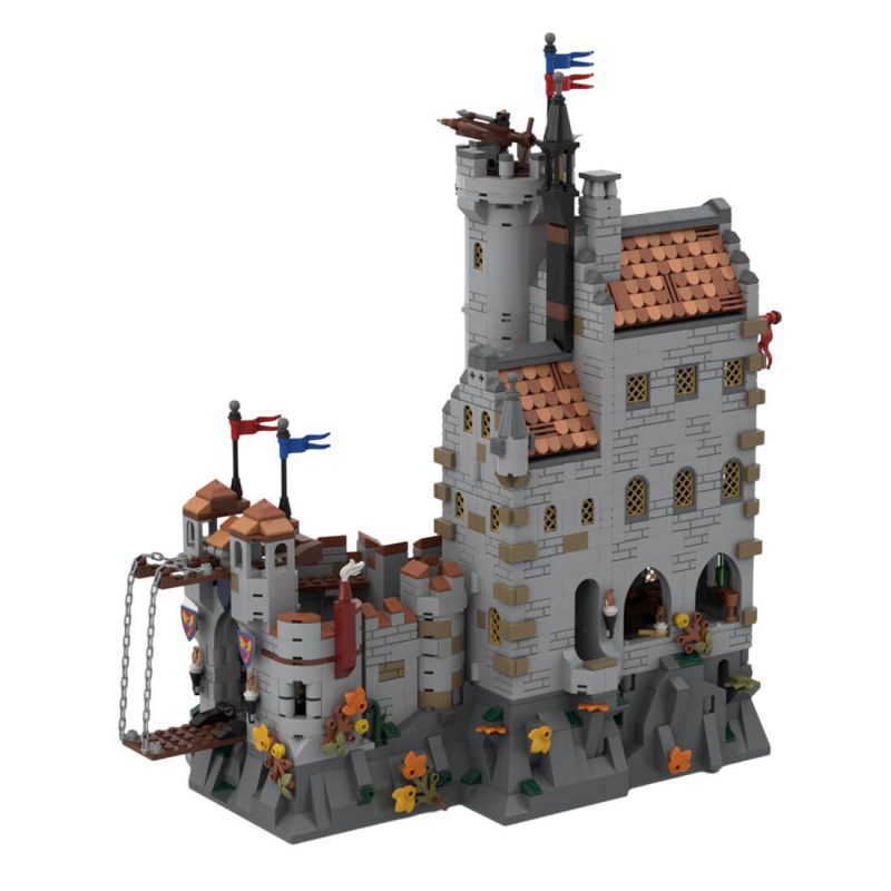 dragon slayers' castle building set | moc-167273 - 2