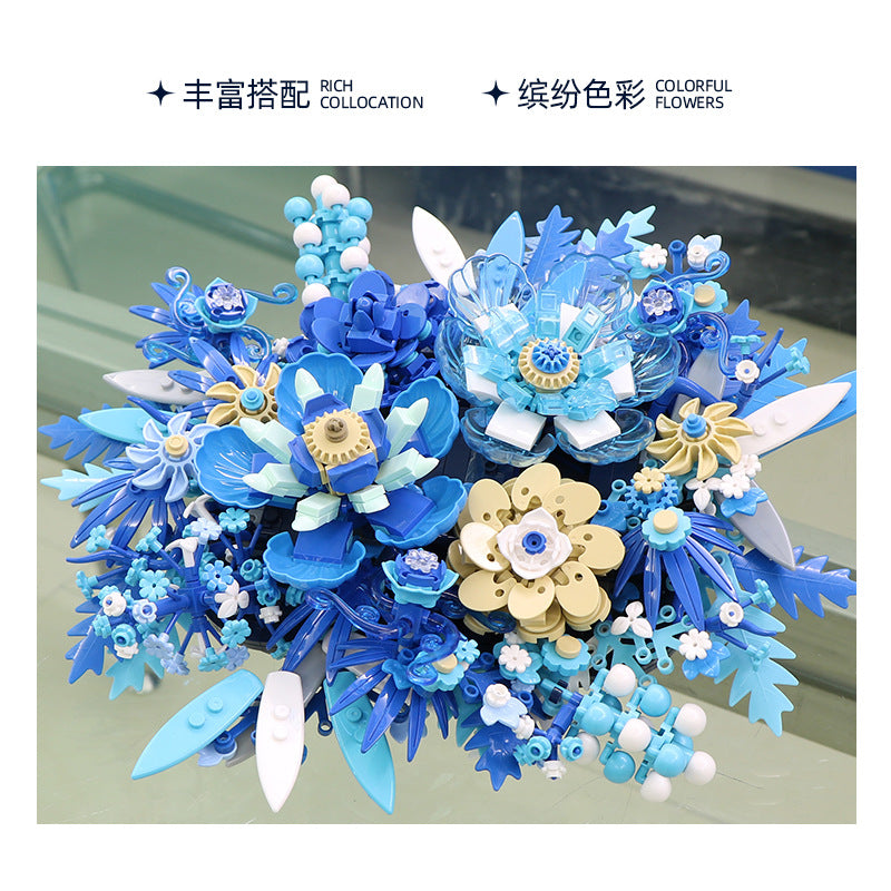 dried flower decoration building set - 917 pcs | jiestar 9045 - 2