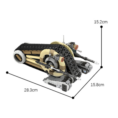 droid snail tank building set | star wars | moc-83769 - 3
