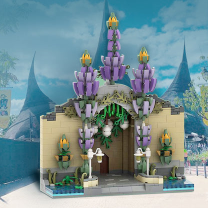 droomvlucht entrance building set | efteling | moc-78895 - 1