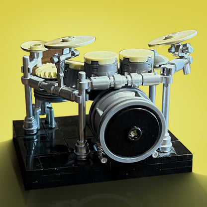 drumset with rack-system building set | moc-121738 - 1