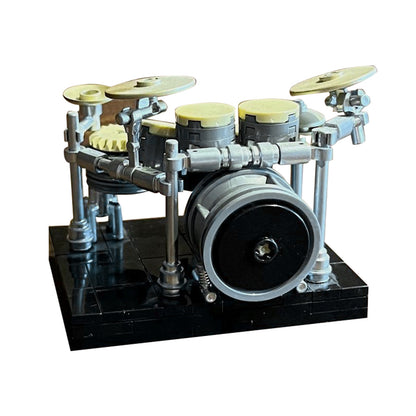 drumset with rack-system building set | moc-121738 - 3