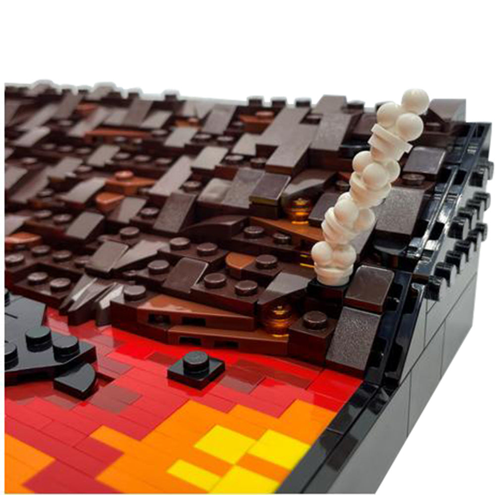 duel on mustafar diorama moc | star wars | moc-105437 - 3