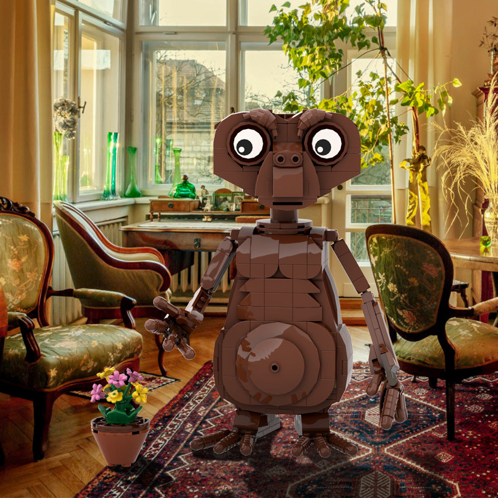 e.t. the extra-terrestrial building set | lego compatible - 1