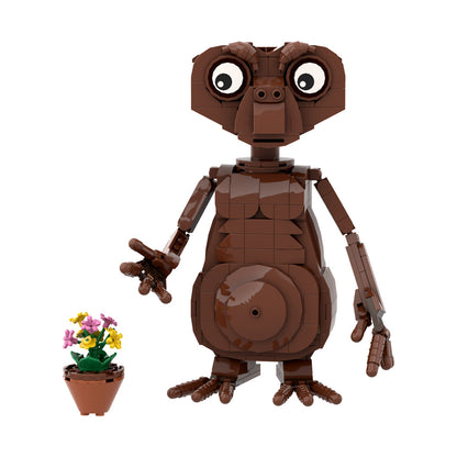 e.t. the extra-terrestrial building set | lego compatible - 5