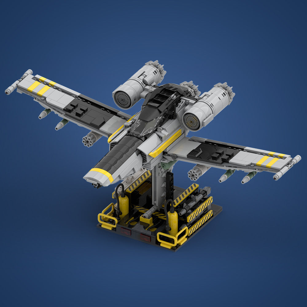eagle close air support building set | helldivers | lego compatible - 2