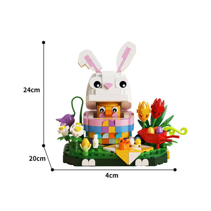 easter bunny egg building set | lego compatible - 3