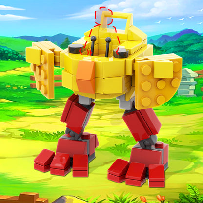 easter chick mech building set | moc-143820 - 1