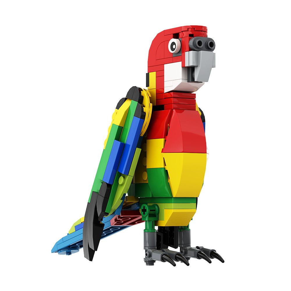 eastern rosella parrot building set | moc-14335 - 2