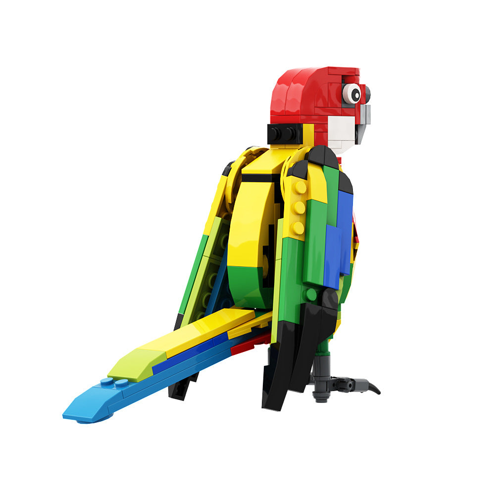 eastern rosella parrot building set | moc-14335 - 3