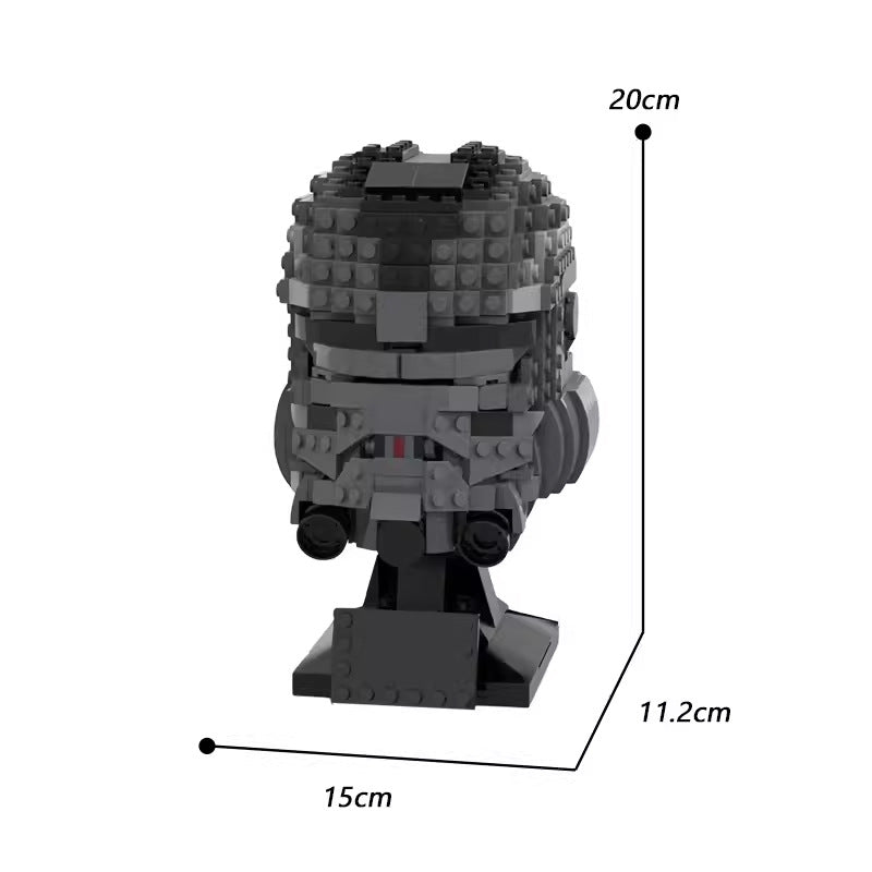 echo helmet building set | star wars | moc-80127 - 3
