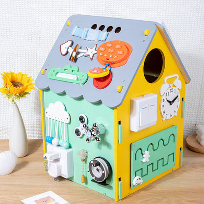 Educational Toy Busy House Treasure Chest Diy Bluetooth music house