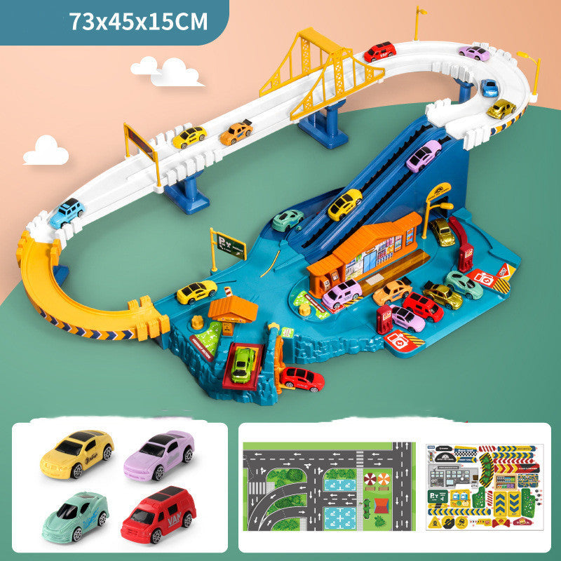 Educational Toys Dinosaur Rail Car Expressway