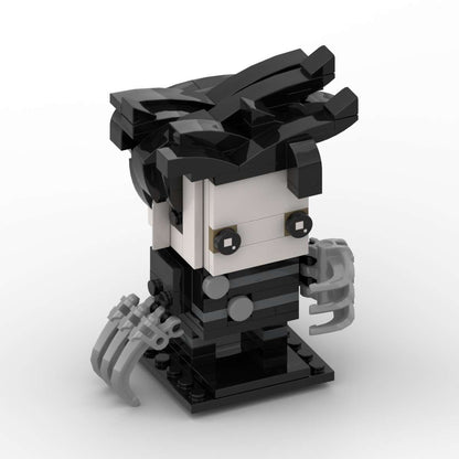edward scissorhands brickheadz moc set | moc-14635 - 2