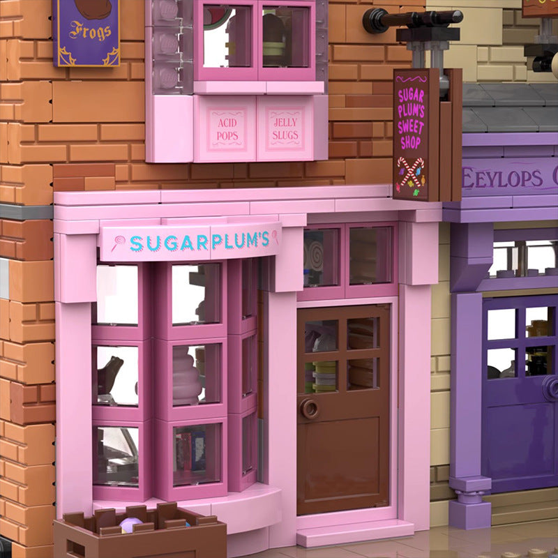 eeylops owl emporium and sugarplums sweet shop building set | moc-69155 - 2